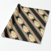 Sneeuwman Baby's Victoriaans Kerstmis Cadeaupapier (Uitgerold)