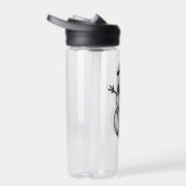 Sneeuwman Baseball Kerstman Baseball Sport Waterfles (Rechts)