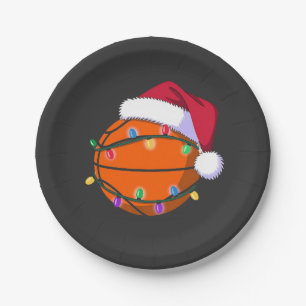 Sneeuwman Basketbal Kerstman Baseball Sport Papieren Bordje