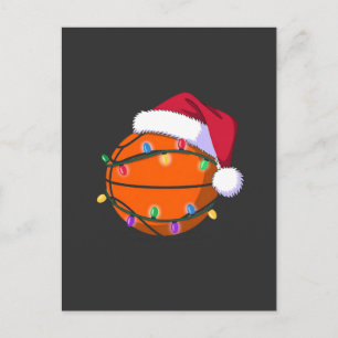 Sneeuwman Basketbal Kerstman Honkbal Sport Aankondigingskaart