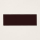 Sneeuwman Bladwijzer Mini Visitekaartjes (Achterkant)