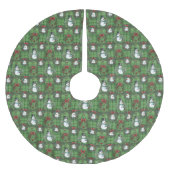 Sneeuwman Boomrok Kerstboom Rok (Voorkant)