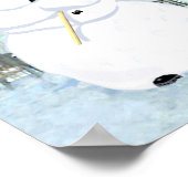 Sneeuwman bouwen poster (Hoek)