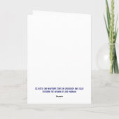 Sneeuwman breien bedankkaart (Achterkant)