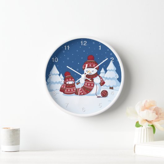 Sneeuwman Breiend Kerstsjaal (Huis)