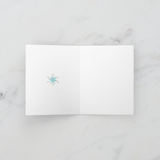 Sneeuwman Broers en Zussen Sneeuwmannen Kinderen S Feestdagen Kaart (Binnen)