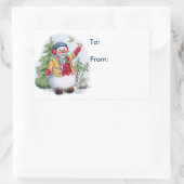 Sneeuwman - Cadeau Labels (Tas)