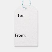 Sneeuwman cadeau labels cadeaulabel (Achterkant)