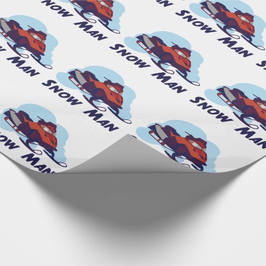 sneeuwMan Cadeaupapier (Hoek)