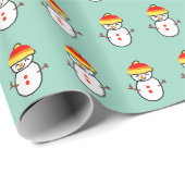 Sneeuwman Cadeaupapier (Rol Hoek)