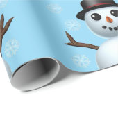 Sneeuwman Cadeaupapier (Rol Hoek)