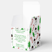 Sneeuwman Candy Cane Kerstboom Zakelijke Cadeau Bedankdoosjes (Geopend)