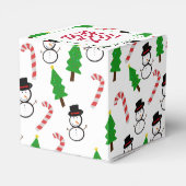 Sneeuwman Candy Cane Kerstboom Zakelijke Cadeau Bedankdoosjes (Achterkant)