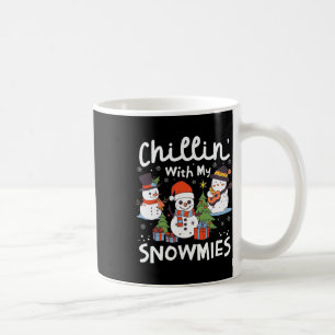 Sneeuwman Christmas Chillin' With My Snowmies komt Koffiemok