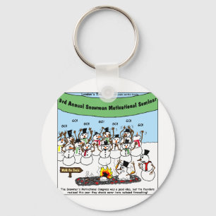 Sneeuwman Conventie Grappige Kerstcadeaus & T-shir Sleutelhanger