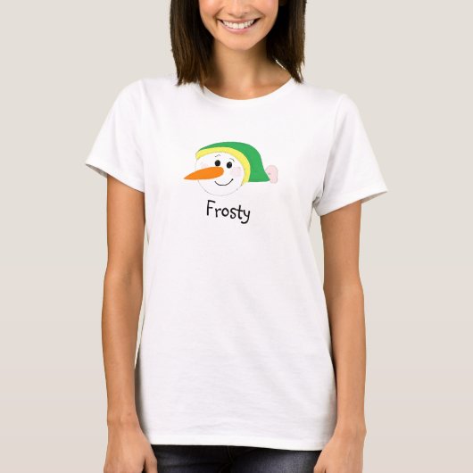 Sneeuwman Delight T-shirt (Voorkant)