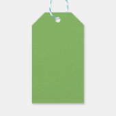 Sneeuwman die bellen blaast cadeaulabel (Achterkant)