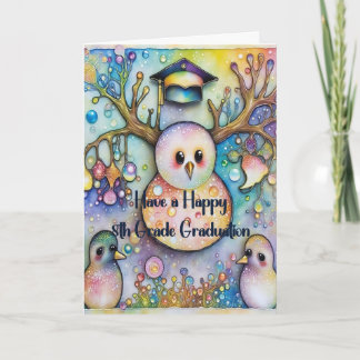 Sneeuwman diploma uitreiking kaart 8ste klas