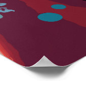 Sneeuwman draagt kimono in Japan Poster (Hoek)