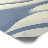 Sneeuwman eet watermeloen poster (Hoek)