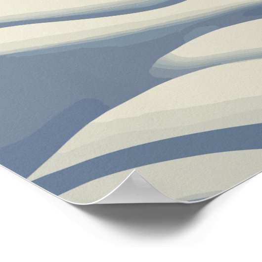 Sneeuwman eet watermeloen poster (Hoek)