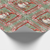  sneeuwman Elegant Kerstcadeau Cadeaupapier (Hoek)