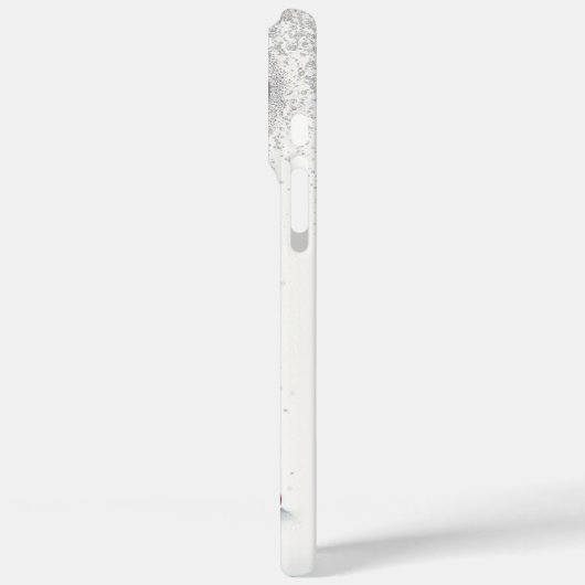 Sneeuwman en Evergreen Case-Mate iPhone Case (Achterkant / Links)