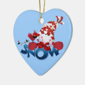 Sneeuwman en kardinaal Keepsake Ornament (Links)