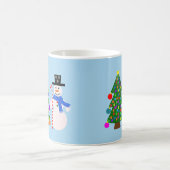 Sneeuwman en kerstboom #4 Mok (Center)