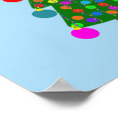 Sneeuwman en kerstboom #4 Poster (Hoek)