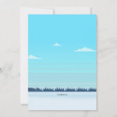 Sneeuwman en kinderen Verjaardagsfeestje Kaart (Achterkant)