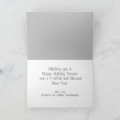 Sneeuwman en sneeuwvrouw die  Kaart tekent (Binnen)