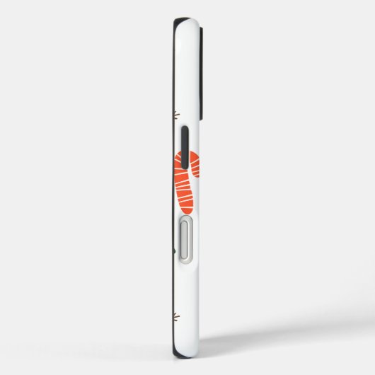 Sneeuwman en snoepriet Case-Mate iPhone case (Achterkant / Rechts)