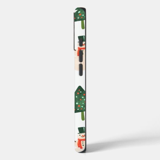 Sneeuwman en snoepriet Case-Mate iPhone case (Achterkant / Links)