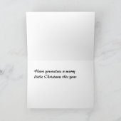 Sneeuwman en snowwoman Kerstmiskaart Feestdagen Kaart (Binnen)