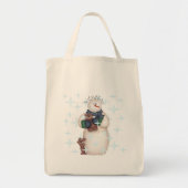 Sneeuwman en Teddyberen Tshirts en geschenken Tote Bag (Voorkant)