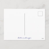 Sneeuwman en vogels feestdagenkaart (Achterkant)