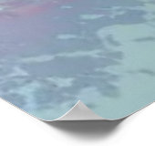 Sneeuwman en winterse vibes poster (Hoek)