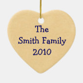 Sneeuwman familie kerst ornamenten (Achterkant)