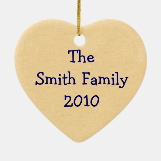 Sneeuwman familie kerst ornamenten (Achterkant)