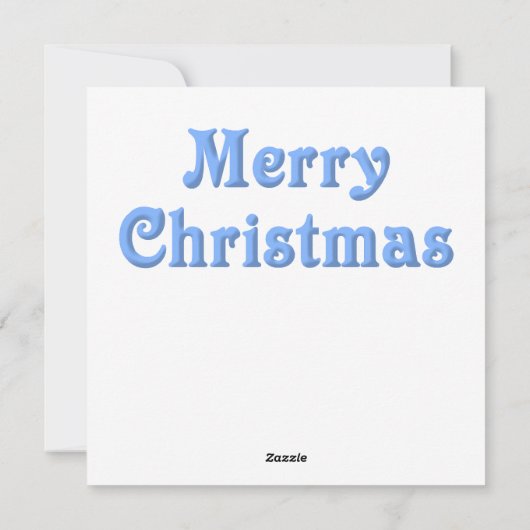 Sneeuwman Familie Kerstkaart (Achterkant)