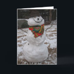sneeuwman feestdagen kaart<br><div class="desc">Prettige feestdagen (plural:)!</div>