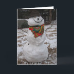 sneeuwman feestdagen kaart<br><div class="desc">Prettige feestdagen (plural:)!</div>