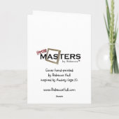 Sneeuwman Feestdagen Kaart (Achterkant)