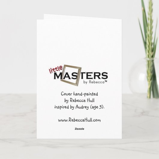 Sneeuwman Feestdagen Kaart (Achterkant)