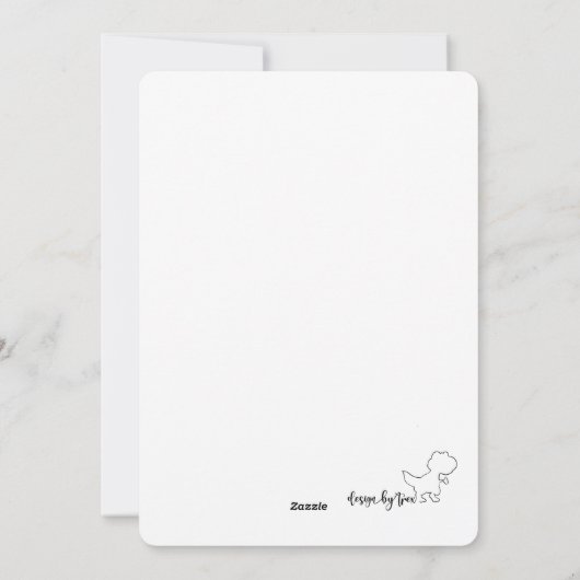 Sneeuwman Feestdagenkaart (Achterkant)