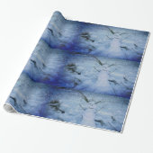 Sneeuwman foto Glanzend inpakpapier (Uitgerold)