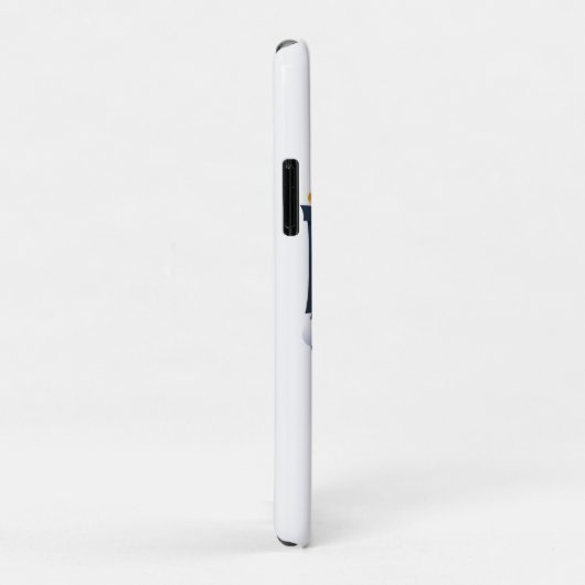 Sneeuwman geeft cadeau... Case-Mate iPhone case (Achterkant/rechts)