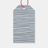 Sneeuwman geeft liefde met een cadeaukaart met gro cadeaulabel (Achterkant)