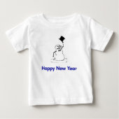 Sneeuwman Gelukkig Nieuwjaar (Voorkant)